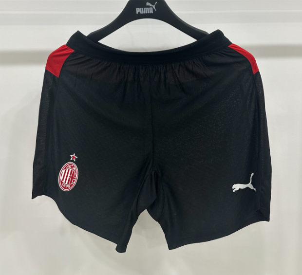 2025-26 Mens AC Milan  Home player version Shorts Pants