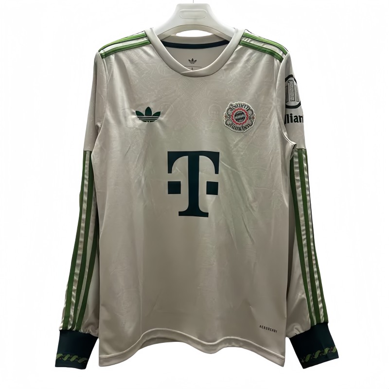 2025-26 Mens Bayern Munich  Oktoberfest Long Sleeve Soccer Jersey