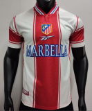 1999-00  Mens Atletico Madrid  home Retro Player  jersey soccer