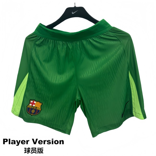 2025-26 Mens Barcelona goalkeeper player version Shorts Pants