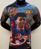 2025-26 Mens Barcelona LAMINE YAMAL #10 Special Edition  Player  soccer jersey