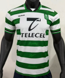 1999-00 Mens Sporting Lisbon home  retro Player version soccer Jersey