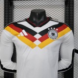 2026-27 Mens Germany home white Player long sleeve Soccer Jersey