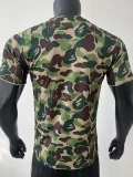 2025-26 Mens  Bathing APE Green  Player version soccer jersey