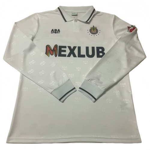 1994-95 Mens Chivas Away Retro long sleeve soccer jersey
