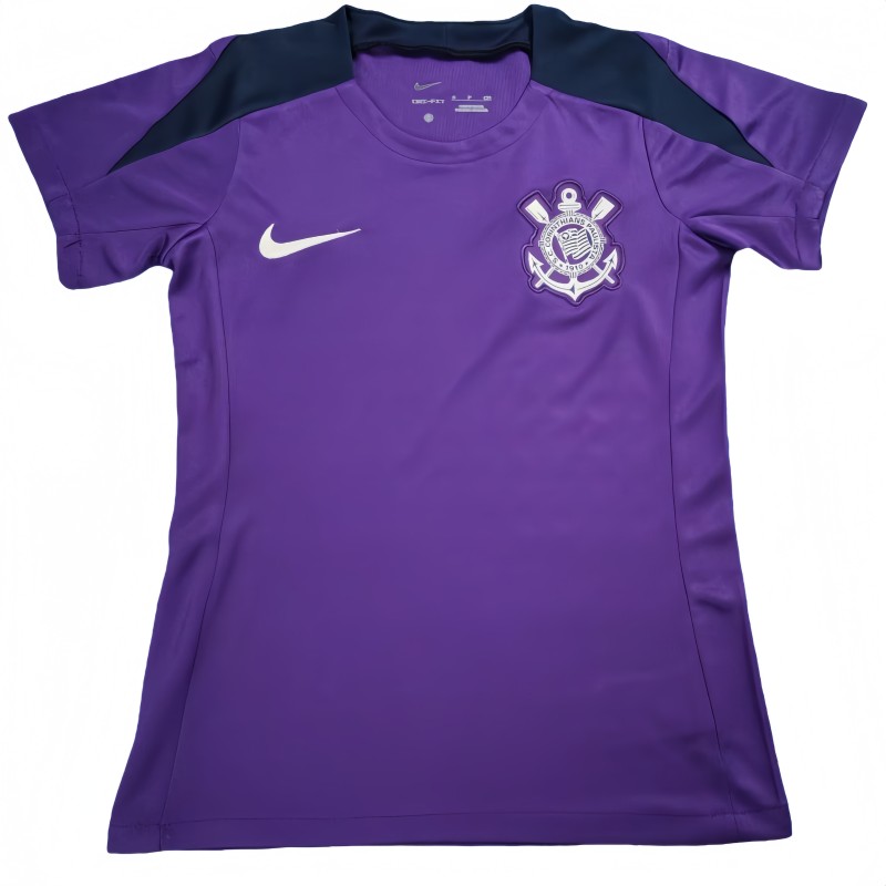 2025-26 Women Corinthians training suit purple soccer Jersey