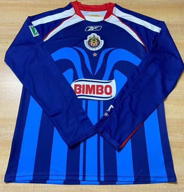 2006-07 Mens Chivas Away Retro long sleeve soccer jersey