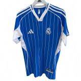 2025-26 Mens Real Madrid  sky blue Casual Edition Baseball Jersey