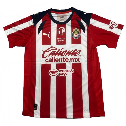 Mens Chivas home red Soccer Jersey 2526
