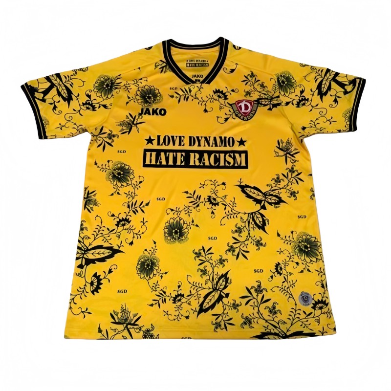 2025-26 Mens Dynamo Dresden Special Edition  yellow soccer jersey