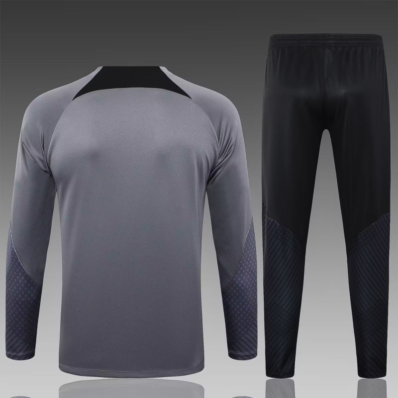 2025-26 Mens Corinthians grey Half pull Tracksuit suit