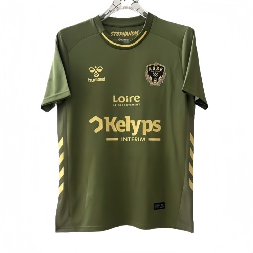 2025-26 Mens Saint Etienne Third Away dark green Soccer Jersey