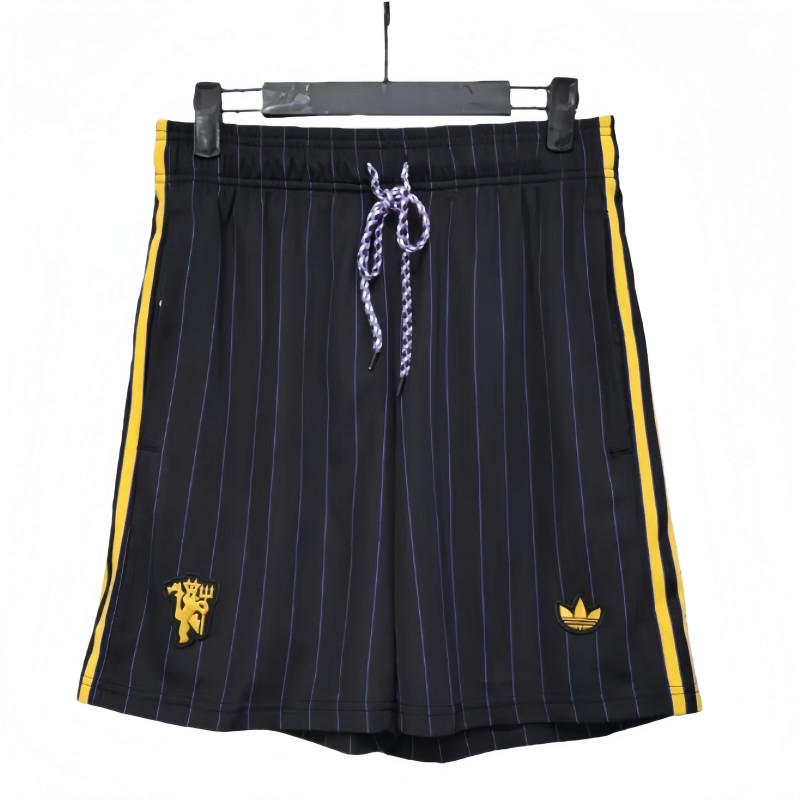 2025-26 Mens Manchester United Casual Edition black Shorts Pants