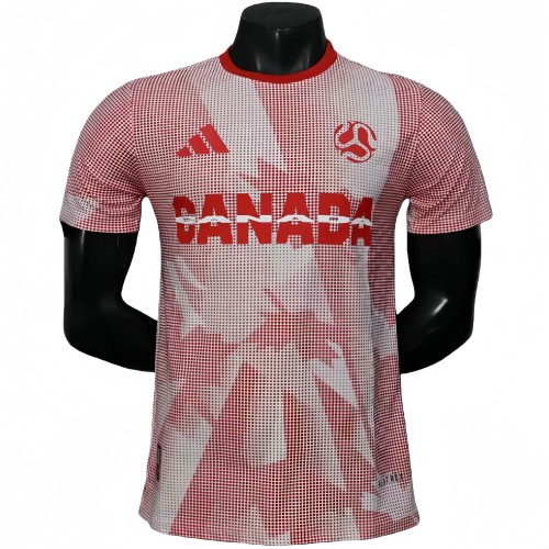 2026-27Mens Canada  World Cup Culture Promotion Red  Player Version soccer Jersey