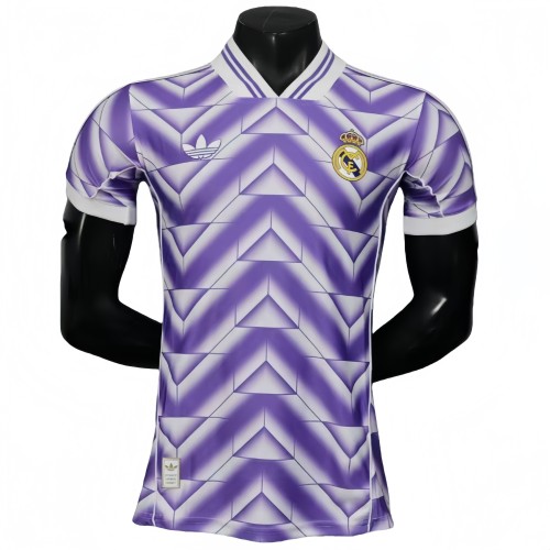 2025-26 Mens Real Madrid Purple Player Special Edition soccer jersey