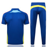 2025-26 Mens Arsenal Colorful Blue polo Training Short Suit