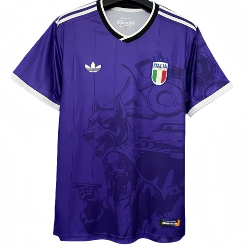2025-26 Mens Italy Special Edition Purple Soccer Jersey