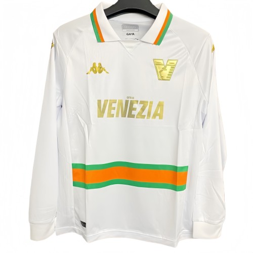 2023-24 Mens Venezia FC away white Long Sleeve Soccer Jersey