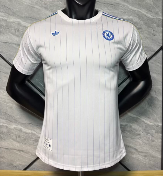 2025-26 Mens Chelsea White Casual Player version Soccer Jersey
