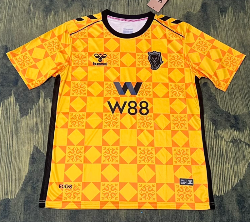 2025-26 Mens Sunderland Yellow goalkeeper Soccer Jersey