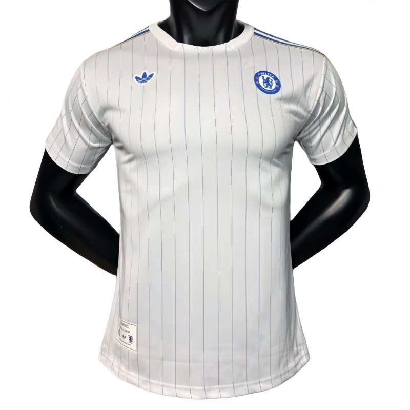 2025-26 Mens Chelsea White Casual Player version Soccer Jersey