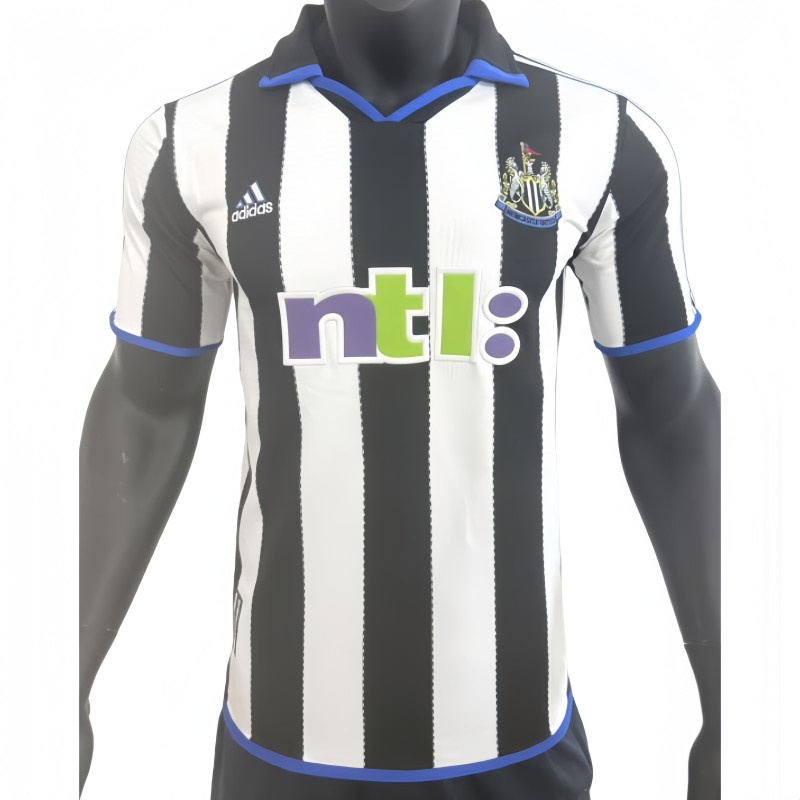 1999-00 Mens Newcastle United Retro Home soccer  Jersey
