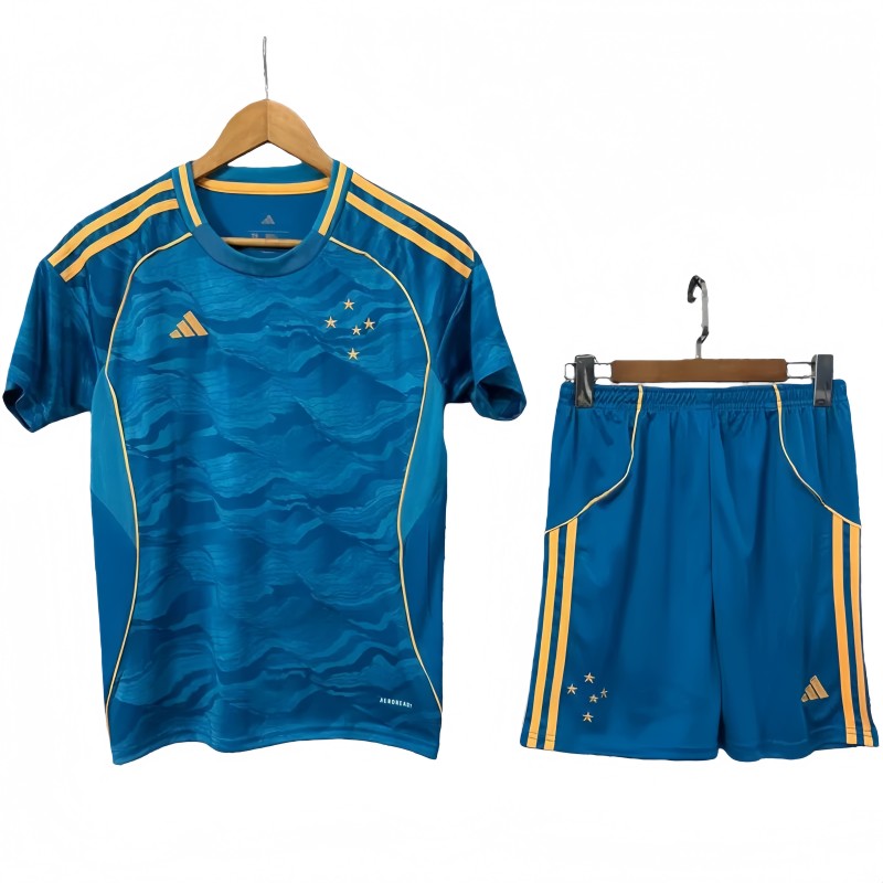 2025-26 Kids Cruzeiro Third away soccer  jersey