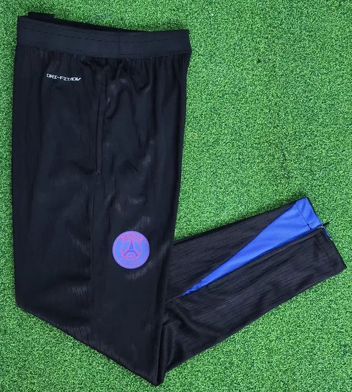2025-26 Mens PSG Black Training Long Pants (Have Pocket)