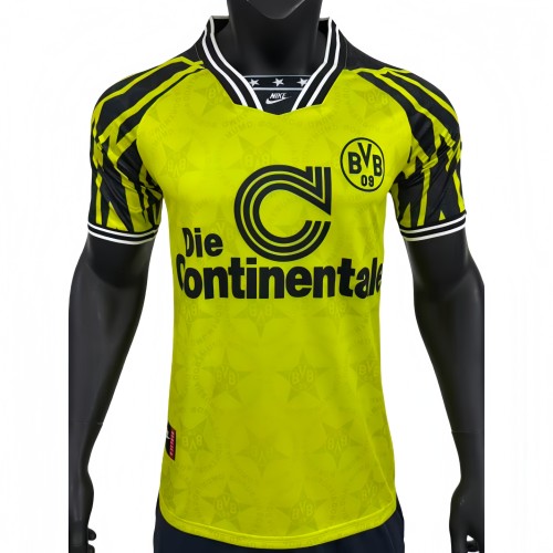 1994-95 Mens Borussia Dortmund Retro Home green soccer Jersey