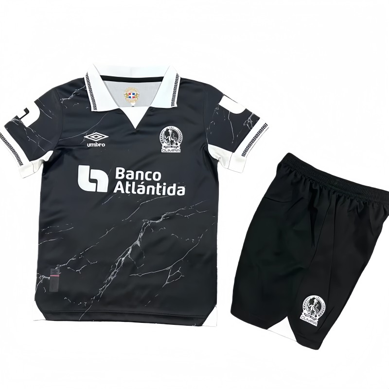 2025-26 Kids Torino Third away black Soccer Jersey