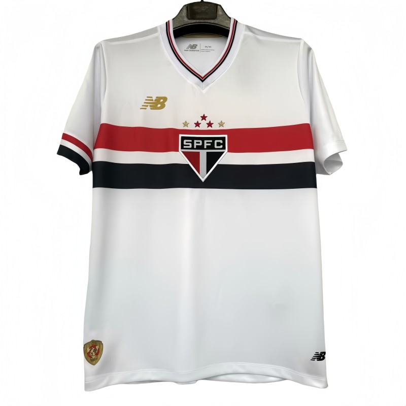 25-26 Sao Paulo Home 1:1 Fans Soccer Jersey