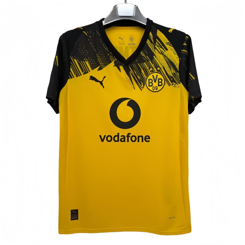 2025-26 Mens Borussia Dortmund  home 1:1  yellow soccer jersey