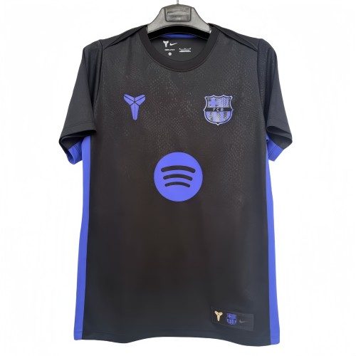 2025-26 Mens Barcelona Black blue collaboration edition 1:1  soccer Jersey