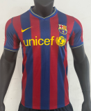 2009-10 Mens Retro Barcelona home soccer Jersey