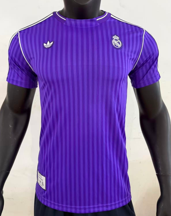 2025-26 Mens Real Madrid Casual Edition Retro soccer  Jersey