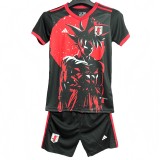 2025-26 Kids  Japan Special Edition black  soccer jersey