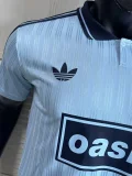 2025-26 Mens Oasis blue Polo  Player version 25# soccer jersey