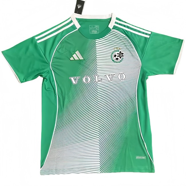 2025-26 Mens Maccabi Home green soccer jersey