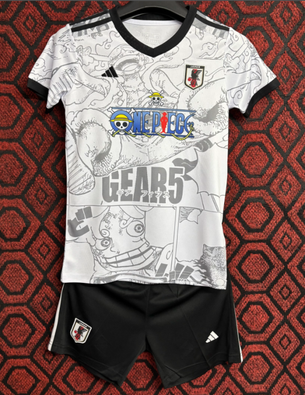 2025-26 Kids  Japan Special Edition white  soccer jersey