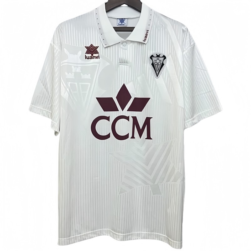1995-1996 Mens Albacete Home Retro Soccer Jersey