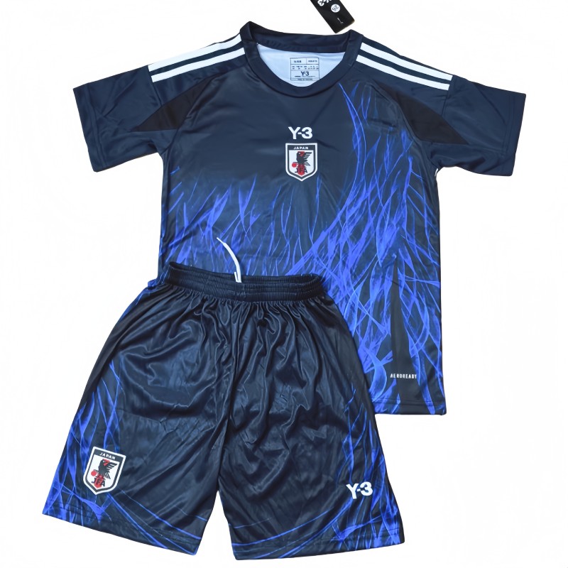 2025-26 Kids Japan Special Edition blue soccer jersey