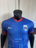 2025-26 Mens Cape Verde home blue Player version Soccer Jersey