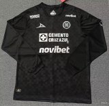 2025-26 Mens Cruz Azul Third away black  Long Sleeve Soccer Jersey