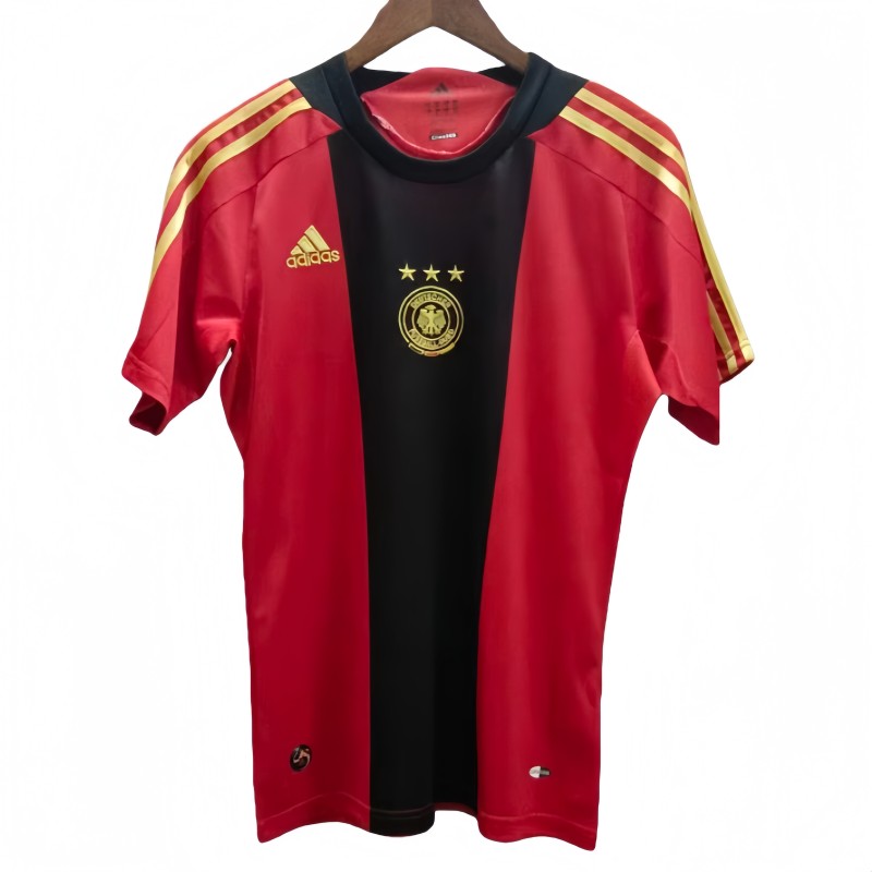 2008 Mens Retro Germany red black soccer Jersey