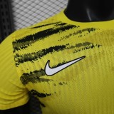 2025-26 Mens Ittihad yellow  Player version soccer jersey