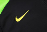 2025-26 Mens Brazil black Half-pull Tracksuit