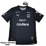 2025-26 Mens Monterrey black goalkeeper Player version Soccer Jersey