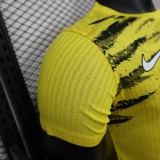 2025-26 Mens Ittihad yellow  Player version soccer jersey