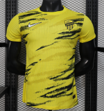 2025-26 Mens Ittihad yellow  Player version soccer jersey
