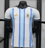 2025-26 Mens Argentina home Player version soccer  Jersey